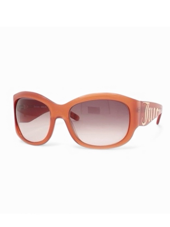 Juicy Couture Accessories - JUICY COUTURE 2000s Y2K Choose Juicy Pink Gold Gossip Sunglasses